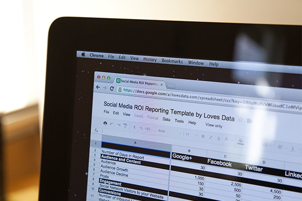social media roi report template social media roi report template