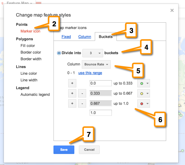 Formatting Google Maps marker icon