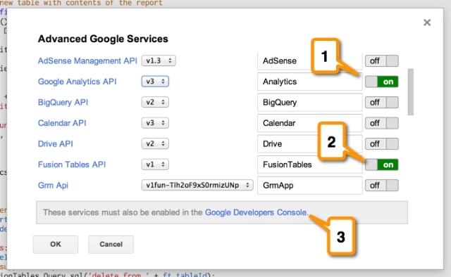 Advanced Google services Advanced Google services