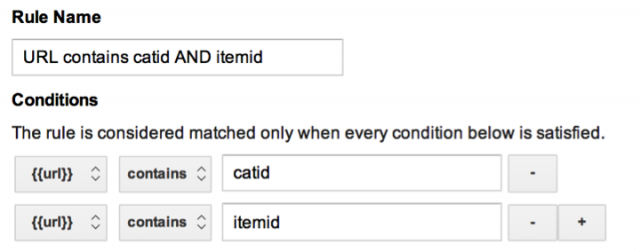 Google Tag Manager firing rule
