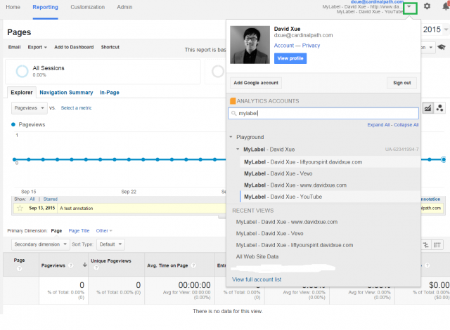 Google Analytics Semi Automated Tasks