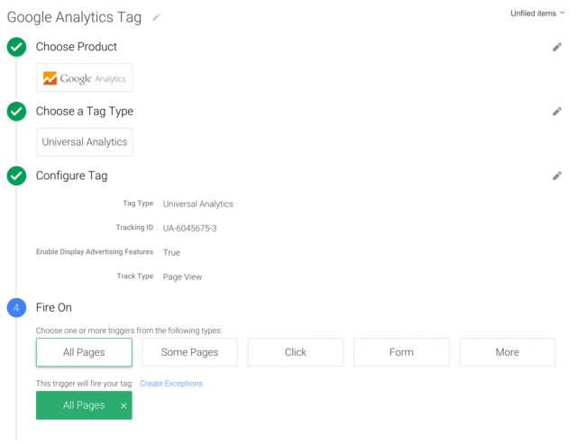GTM tag firing rule