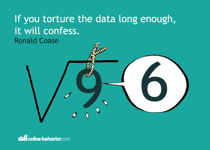 Treat Your Data with Reason - Not With Force [cartoon]