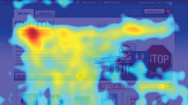 Clicktale Heatmap