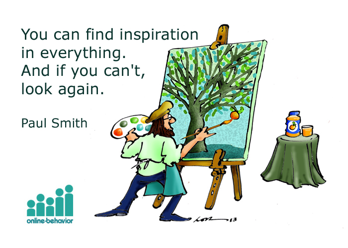 Finding Inspiration [cartoon]