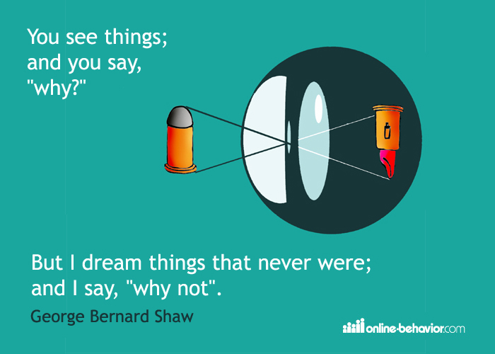 Think Different - Be Creative [cartoon]