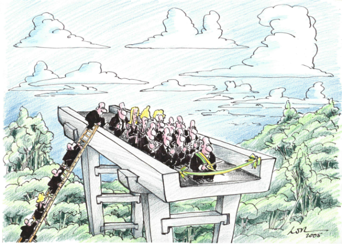Web Analytics Implemented in a Siloed Environment [cartoon]