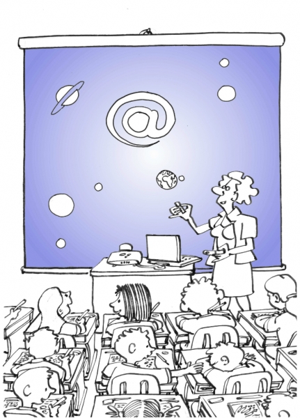 World Wide Web: A Planet Of Its Own [cartoon]