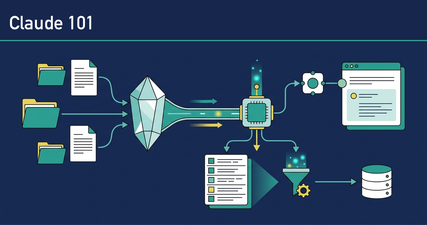 Claude 101, building your first project