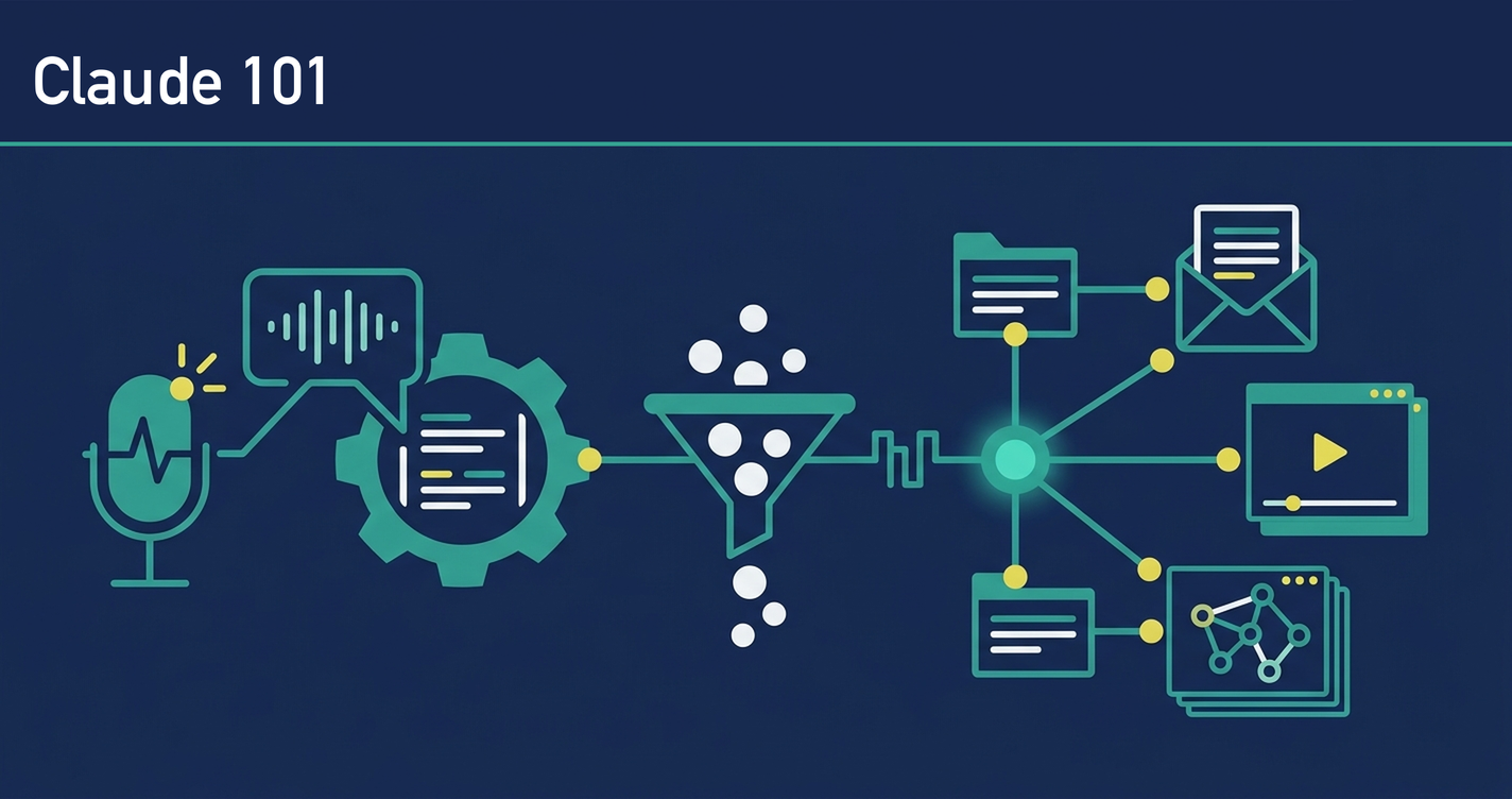 Call transcripts to content