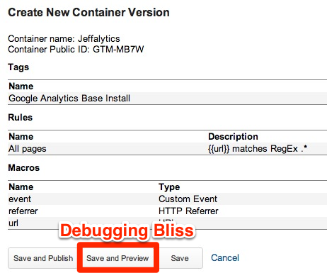 Creating New GTM Container