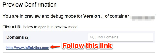 Google Tag Manager Debug Mode