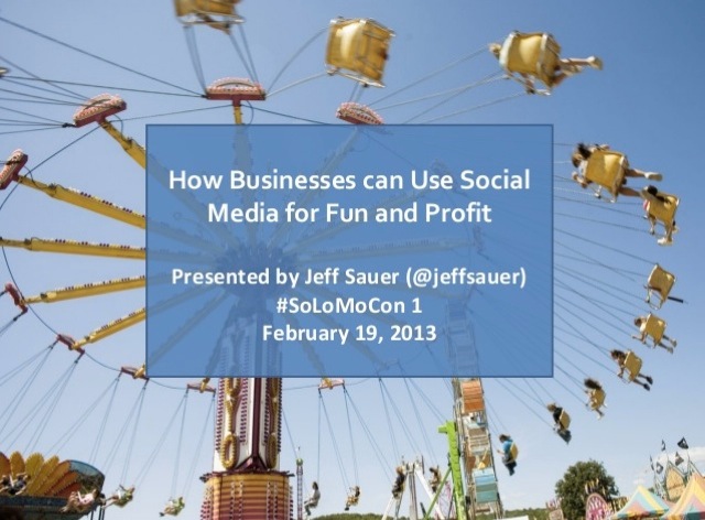 Business Social Media for Fun and Profit