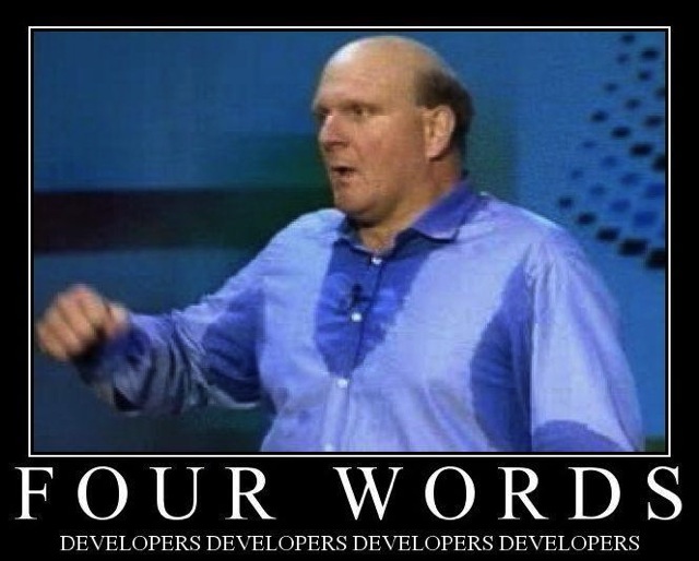 Steve ballmer developers bandwidthblog