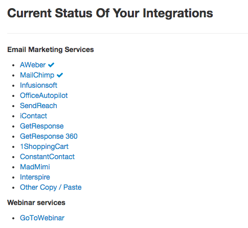 LeadPages Integrations