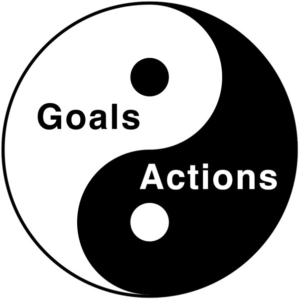 Goals Actions Yin Yang