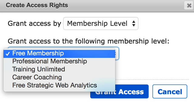 Granting Access MemberMouse