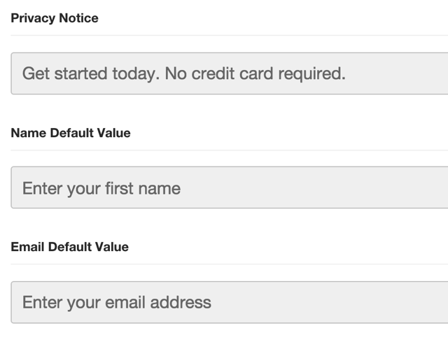 Labels for Default Fields