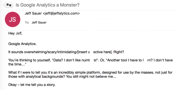 Is Google Analytics a Monster