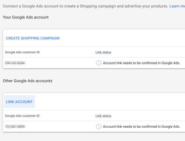 Link Merchant Center with Google Ads