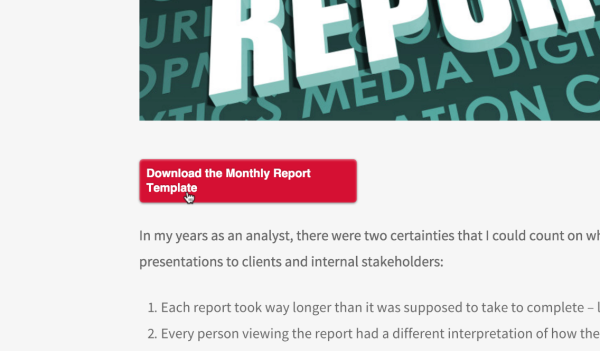 Monthly Report Template Integration