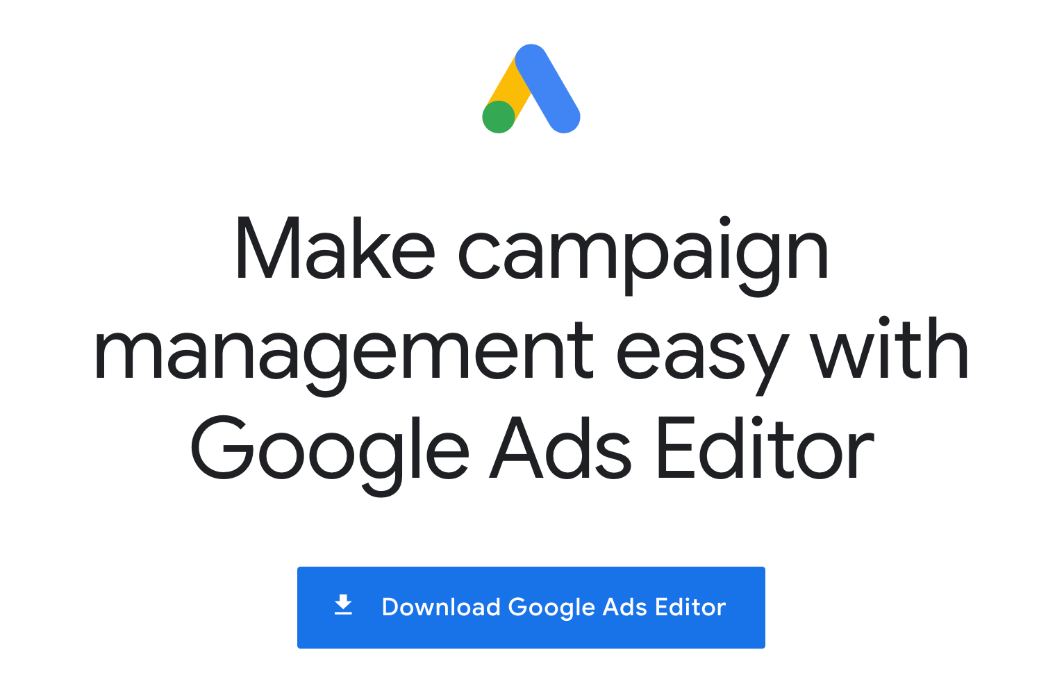 Google Ads Editor