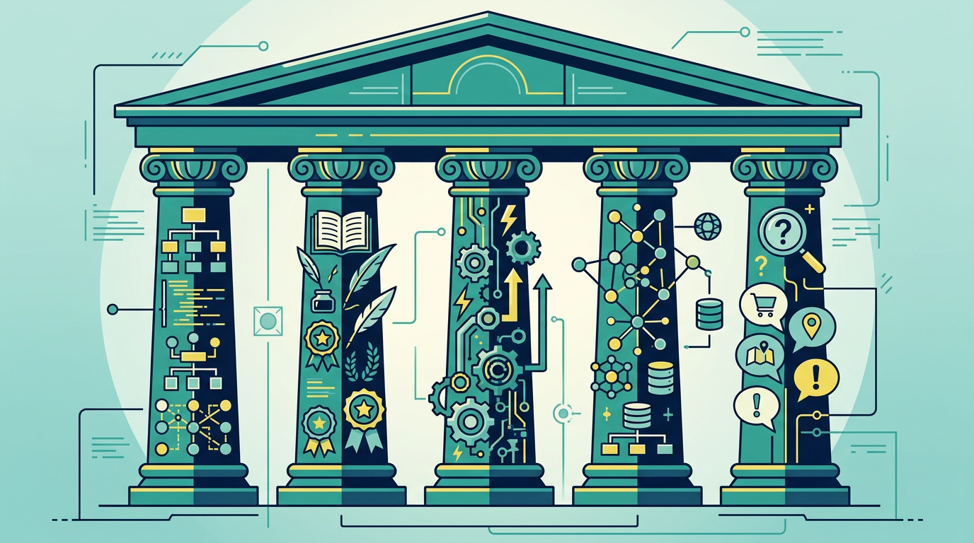 Five pillars of Answer Engine Optimization framework for content visibility