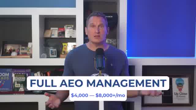 Full AEO Management service tier at 4000 to 8000 plus per month