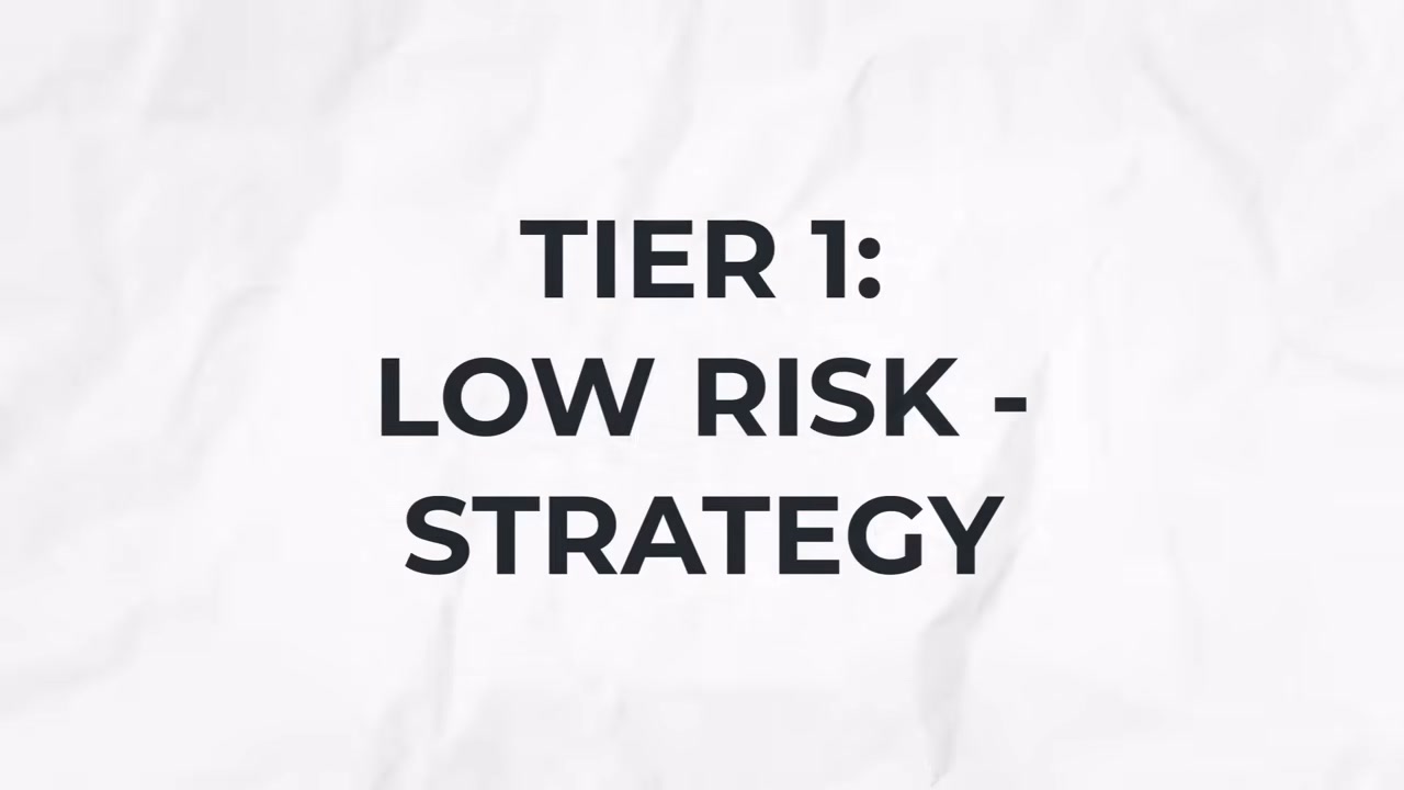 Tier 1 Low Risk Strategy - AI ads service stack entry point
