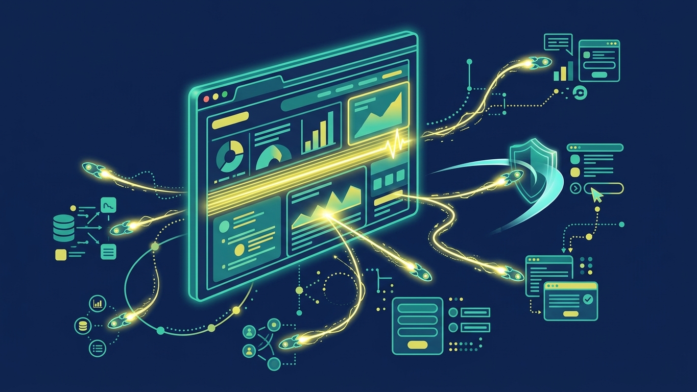 AI agent performing intelligent browser automation and web crawling