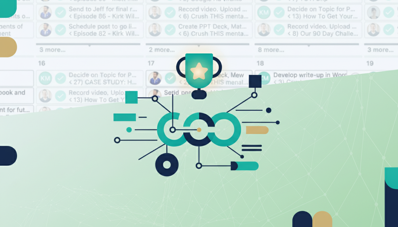 AI-generated illustration for asana review