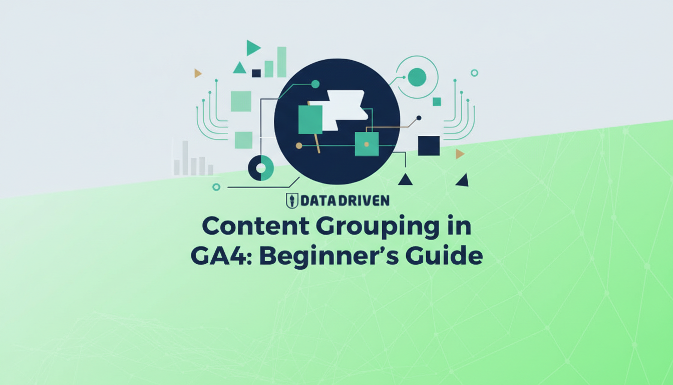 AI-generated illustration for content grouping google analytics 4