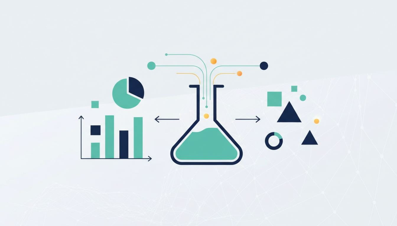 AI-generated illustration for data import ga4