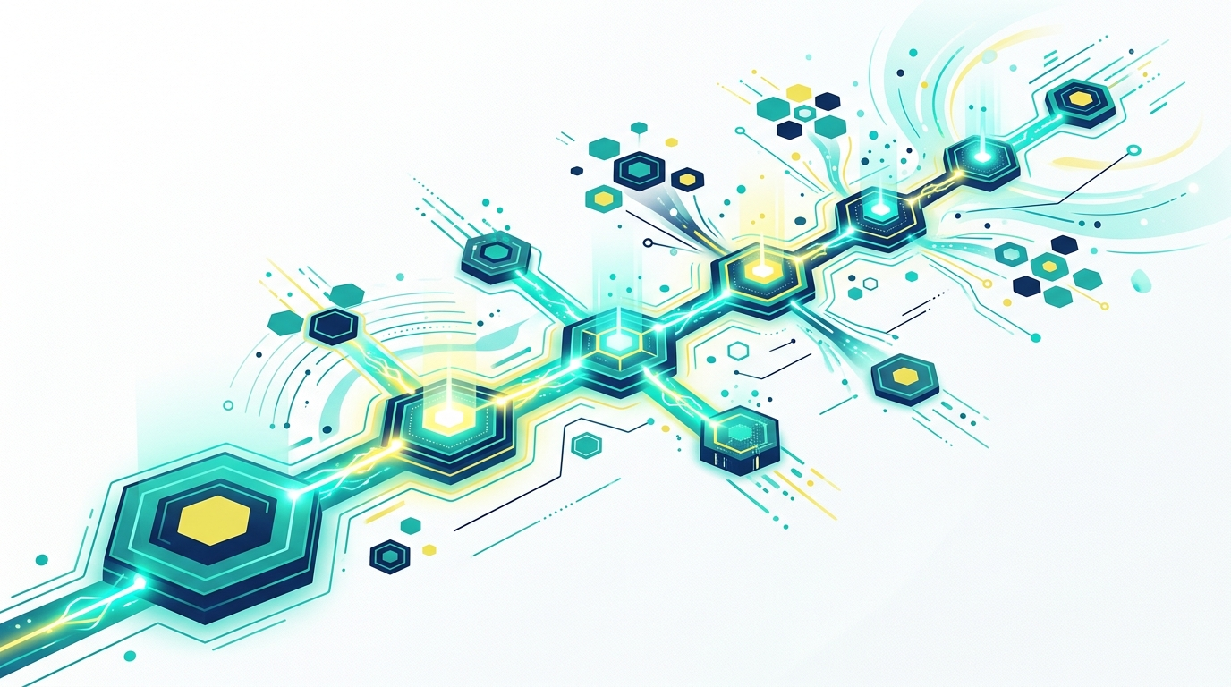 Connected nodes showing the service expansion chain from GA4 audit to GTM to server-side to email platform