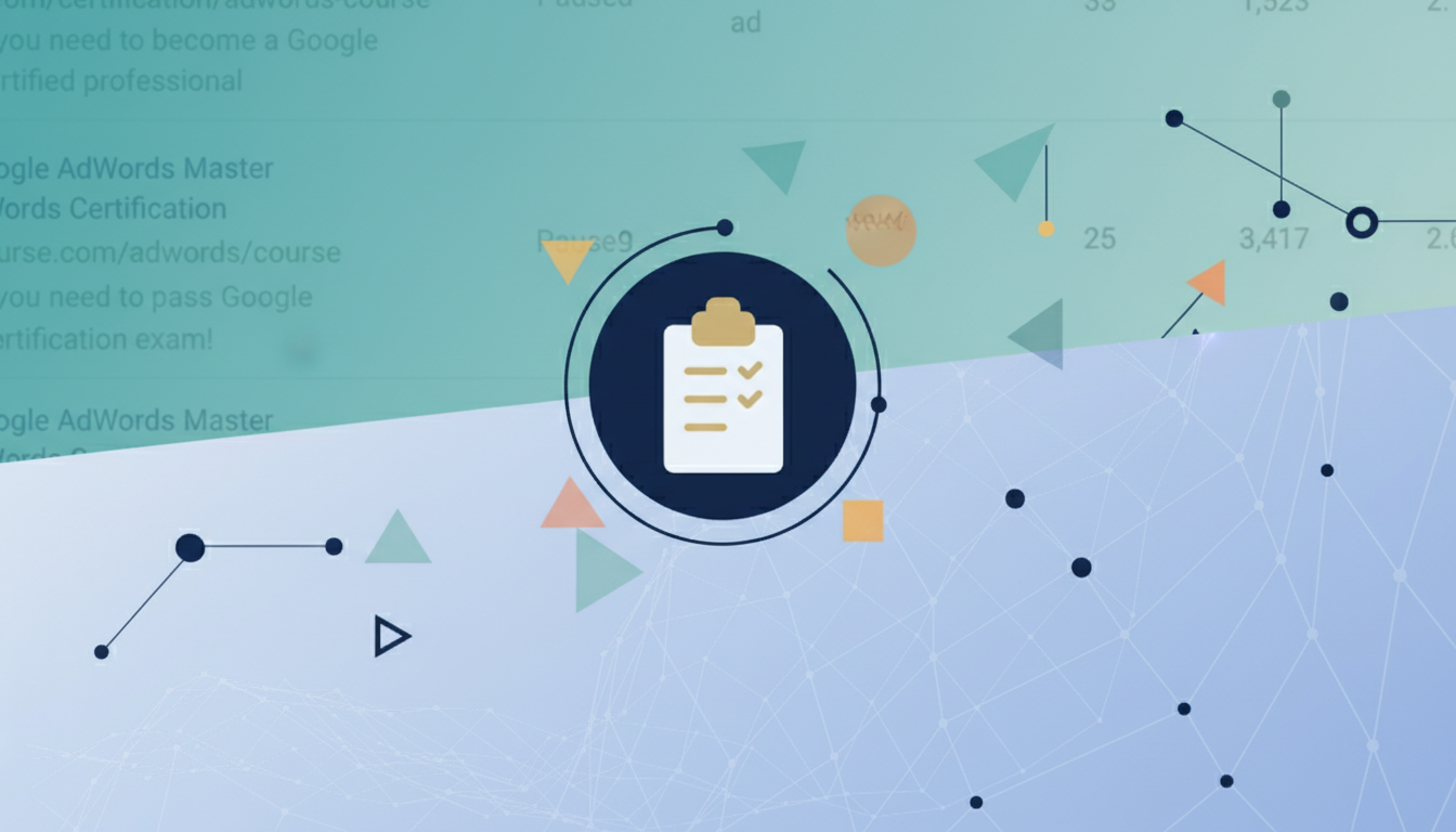 AI-generated illustration for google ads account audit