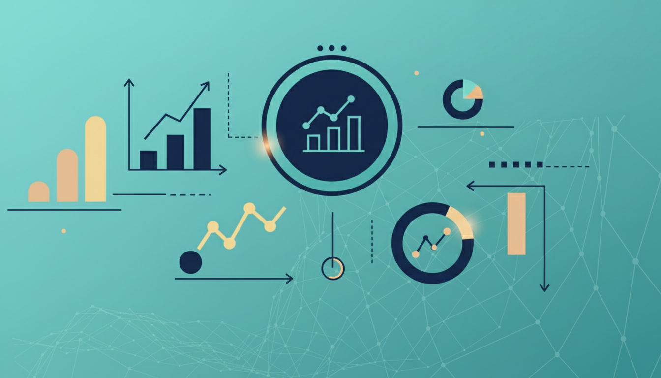 AI-generated illustration for google analytics certification guide