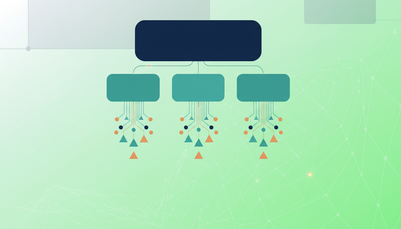 AI-generated illustration for google analytics hierarchy 4