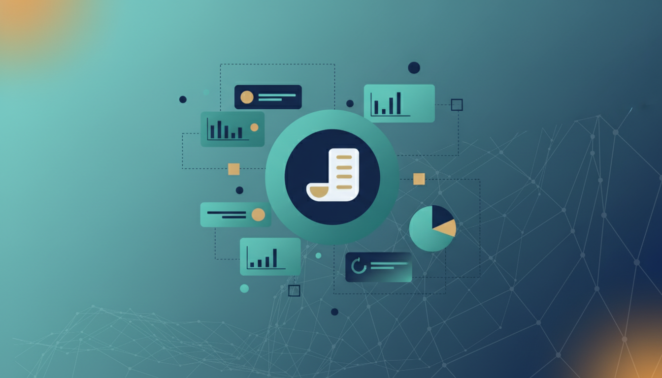 AI-generated illustration for google analytics landing page report