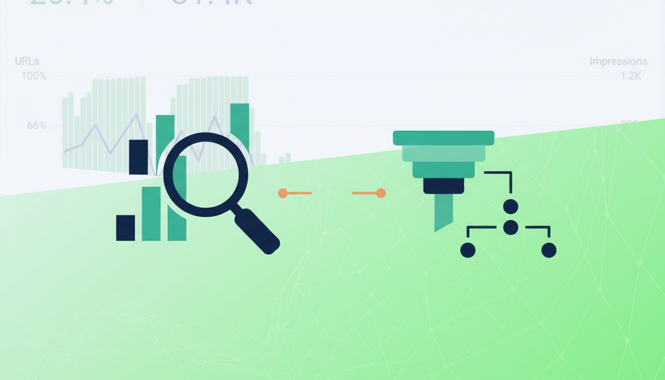 AI-generated illustration for google search console vs google analytics 4