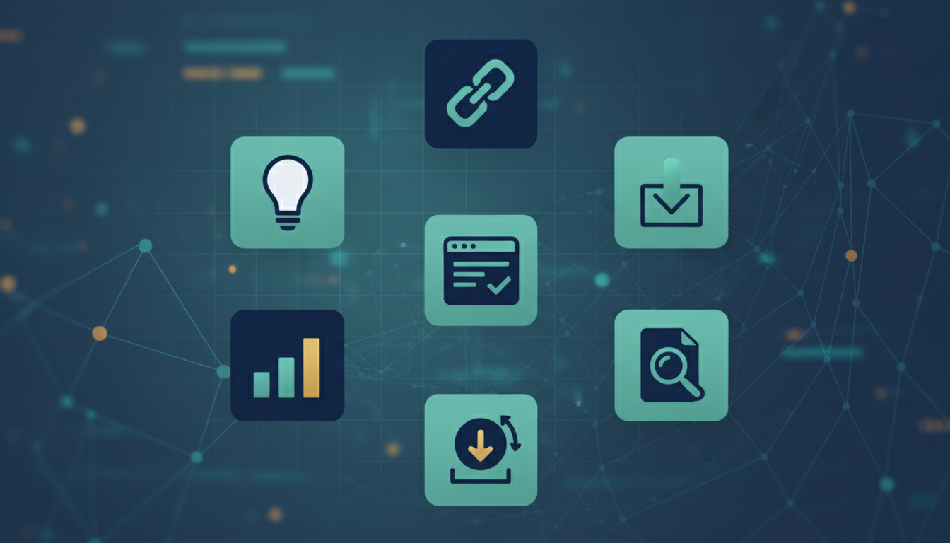 AI-generated illustration for google tag manager tracking tags