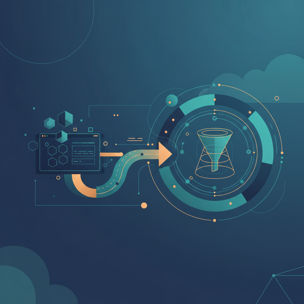 AI-generated illustration for how to switch to google analytics 4 perpetual traffic podcast