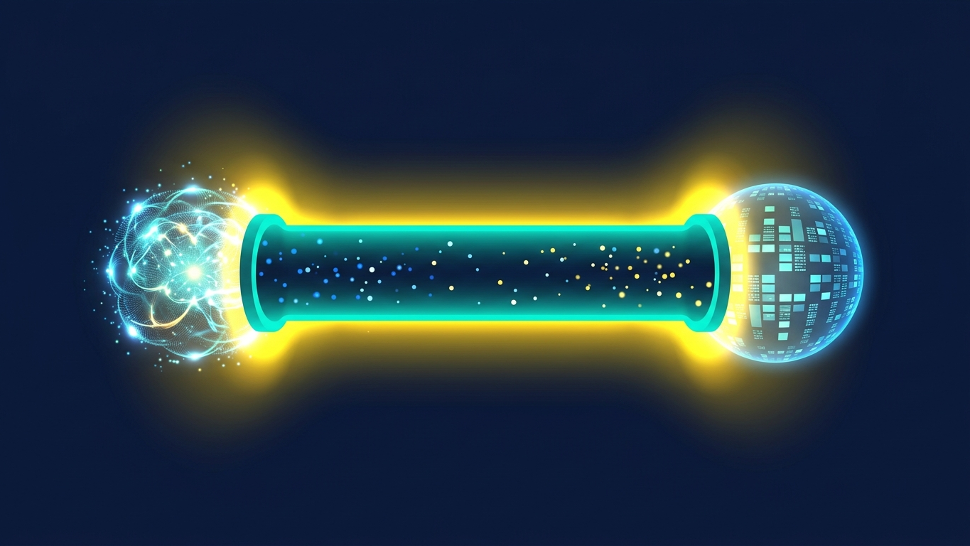 Unmanaged MCP connection between AI and data source with no governance layer