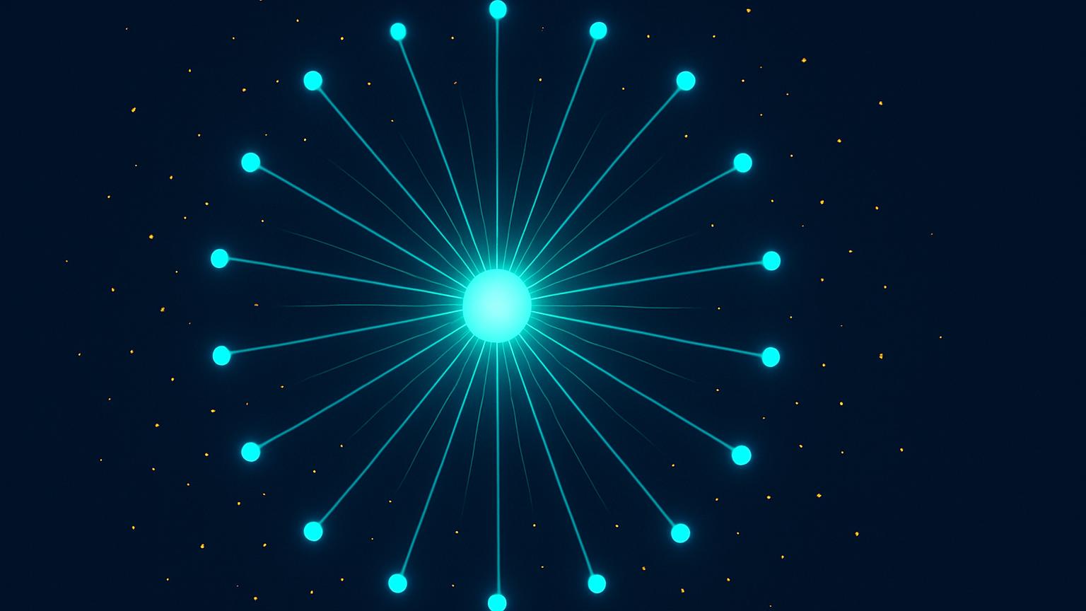 A central advertising-platform node radiating connections to many tools