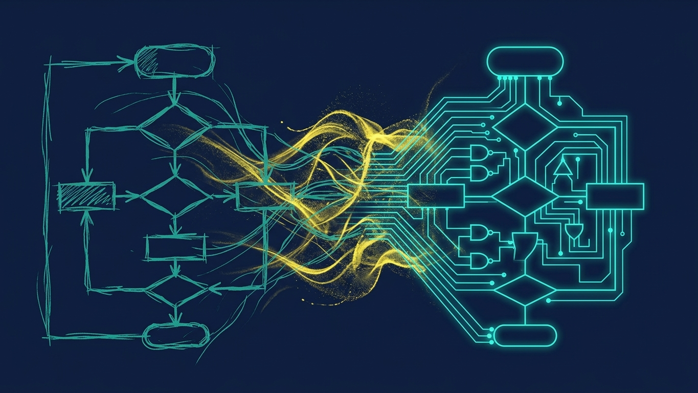Human expertise methodology being transformed into automated AI agent