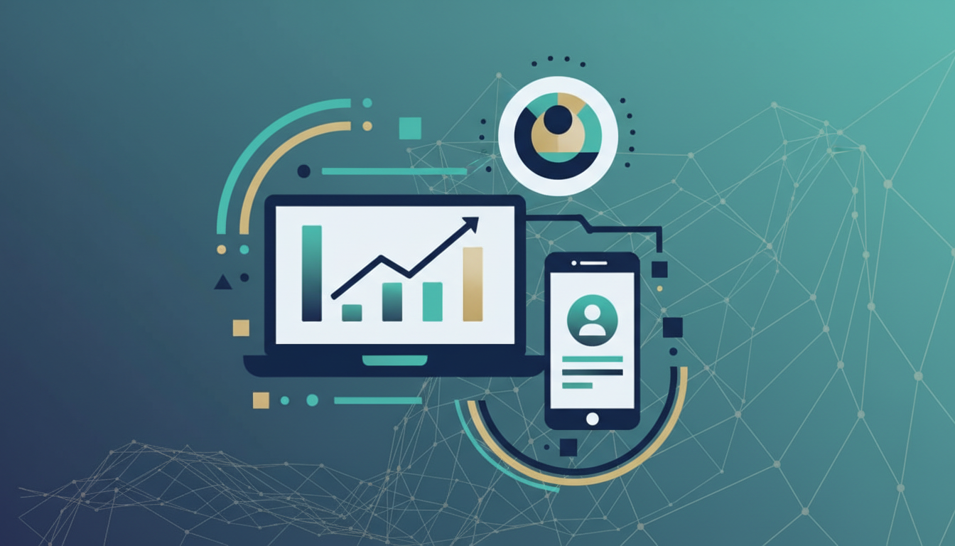 AI-generated illustration for pages screens report google analytics 4