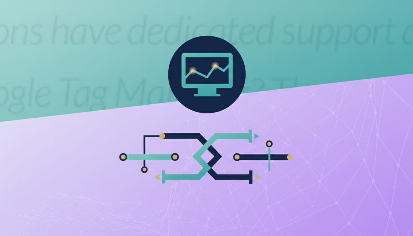 AI-generated illustration for paid tag management solution or google tag manager