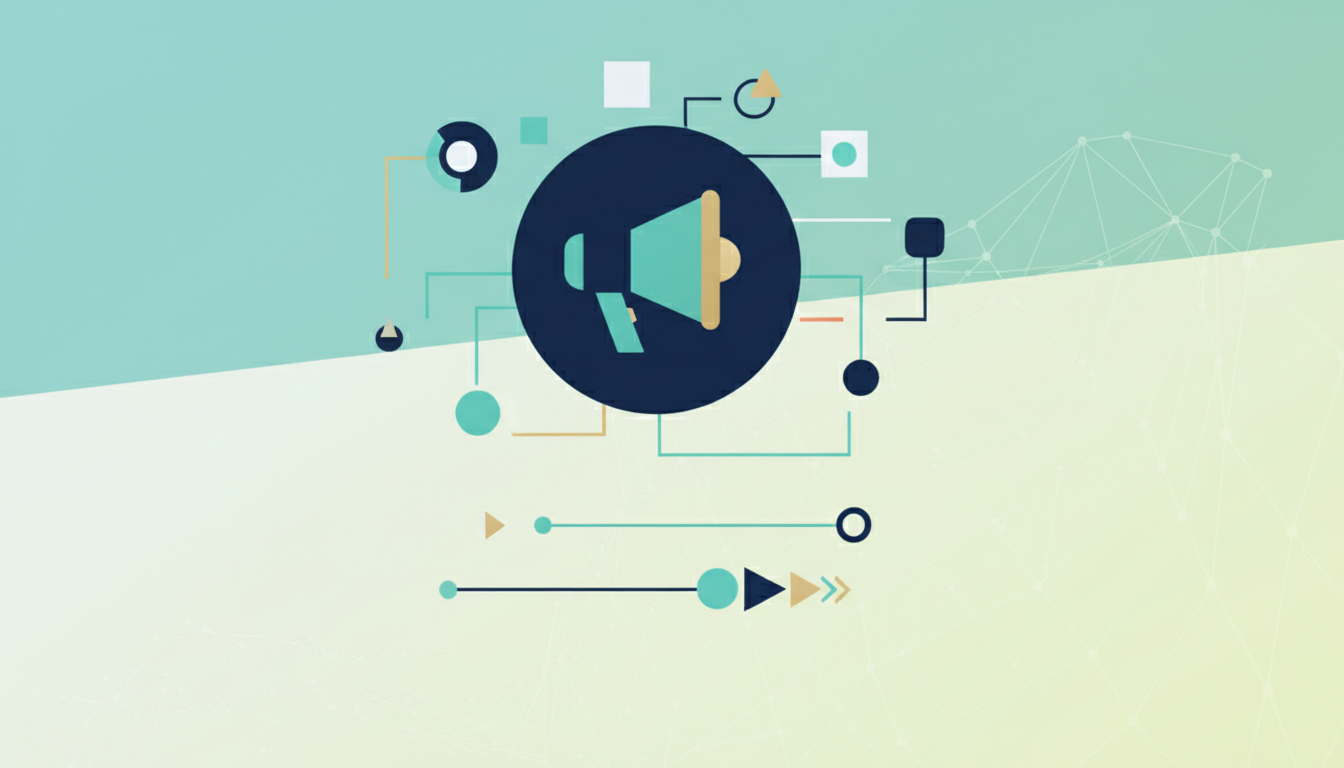 AI-generated illustration for social media sharing process