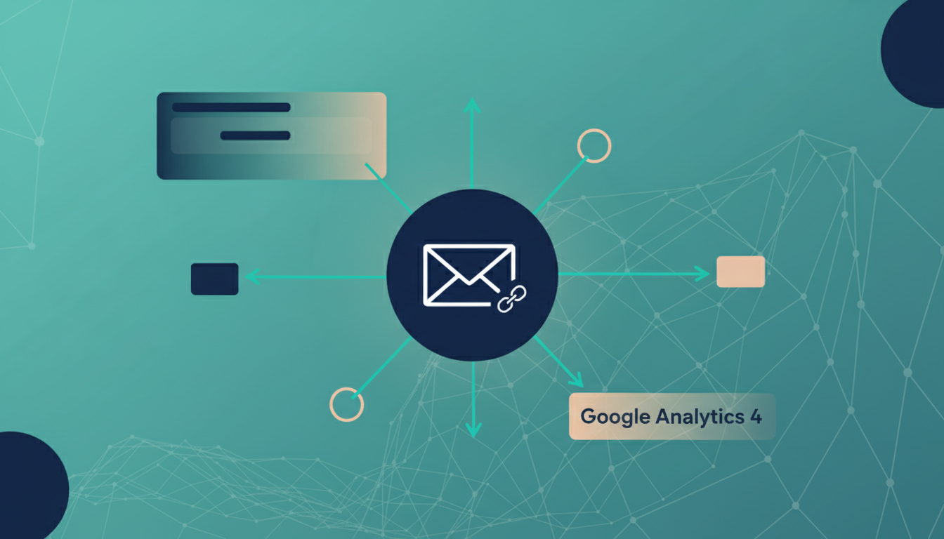 AI-generated illustration for track mailto email links google analytics 4
