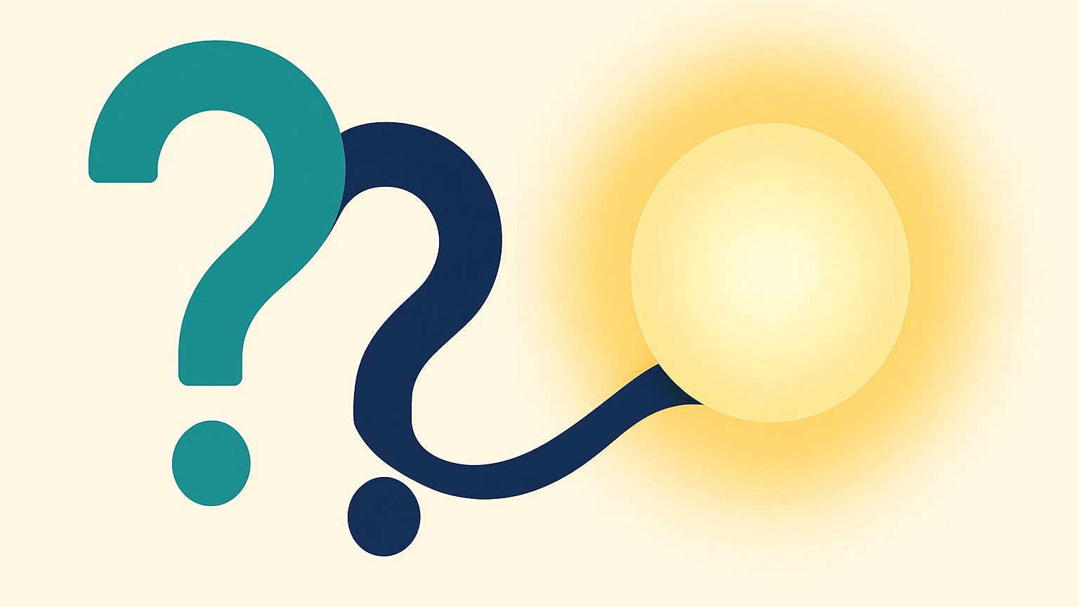 Two discovery questions converging into a single AI agent solution