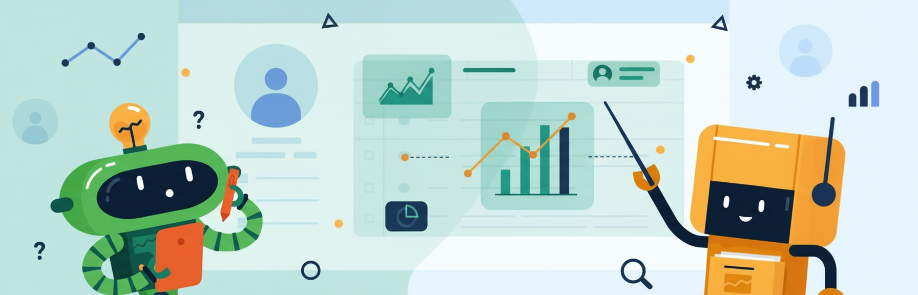 AI-generated illustration for understanding google analytics users